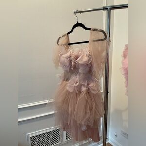 Lou Lou & Company Peach Tulle Dress